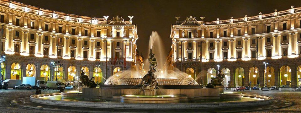 Vacances à Rome - Piazza della Repubblica