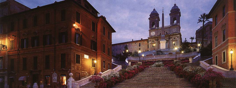 La scalinata di piazza di Spagna